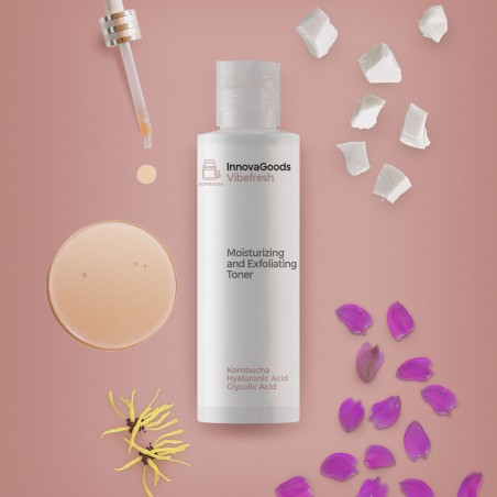 Moisturizing and Exfoliating Facial Toner Kombucha Vibefresh InnovaGoo