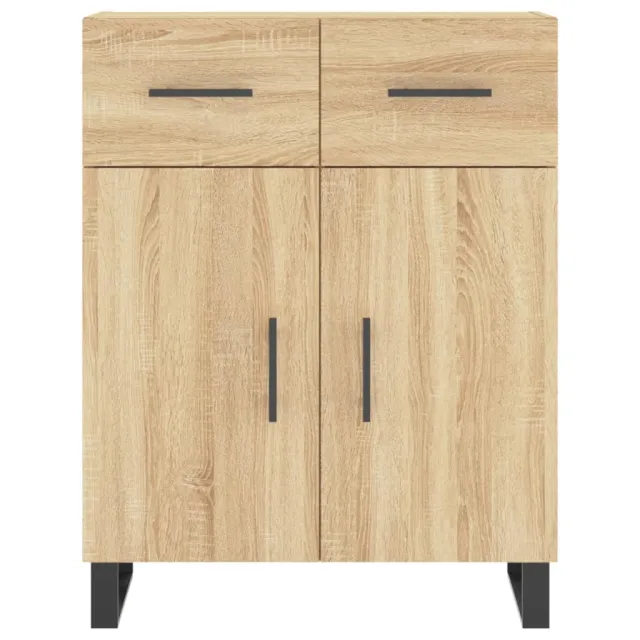 Buffet haut Chêne sonoma 69,5x34x180 cm Bois d'ingénierie