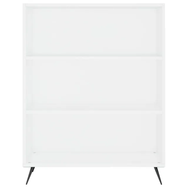 Buffet haut Blanc 69,5x34x180 cm Bois d'ingénierie