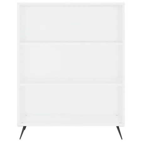 Buffet haut Blanc 69,5x34x180 cm Bois d'ingénierie