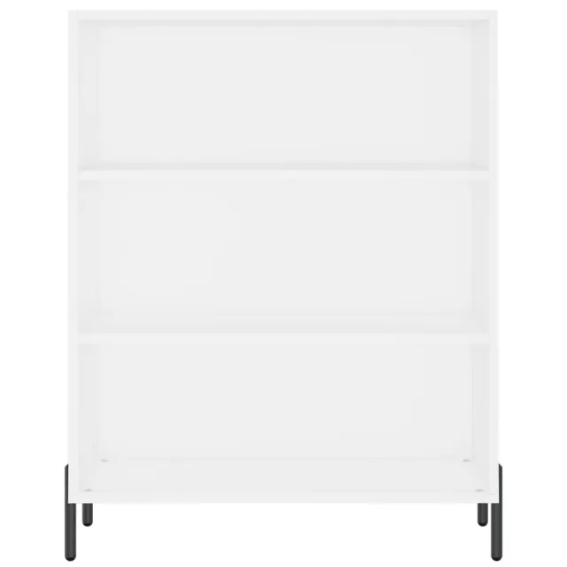 Buffet haut Blanc 69,5x34x180 cm Bois d'ingénierie