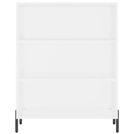 Buffet haut Blanc 69,5x34x180 cm Bois d'ingénierie