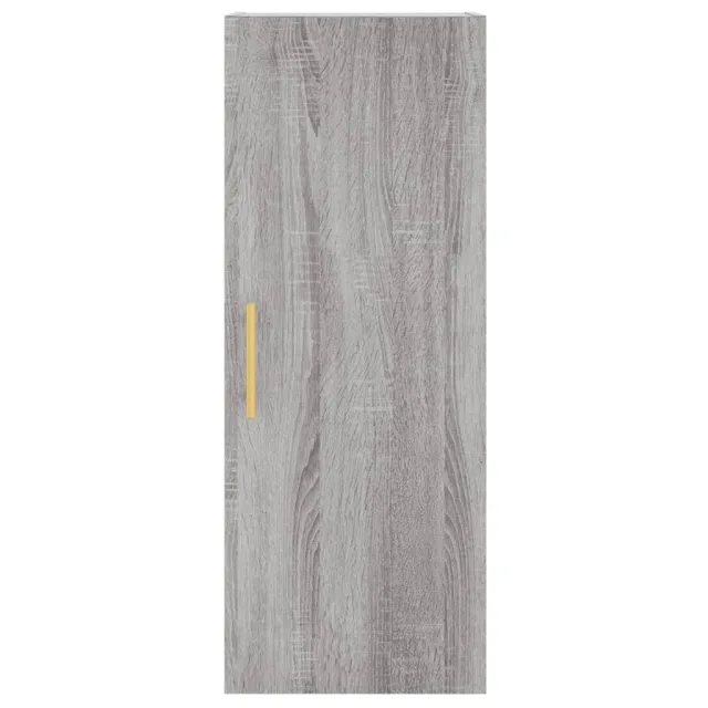 Buffet haut Sonoma gris 34,5x34x180 cm Bois d'ingénierie