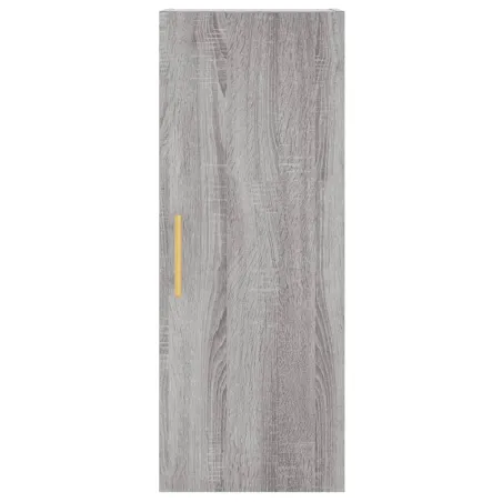 Buffet haut Sonoma gris 34,5x34x180 cm Bois d'ingénierie