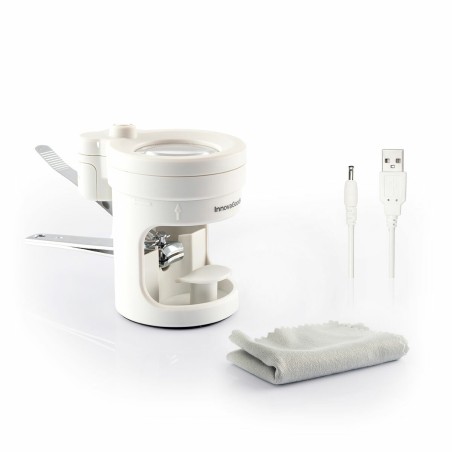 Nail Clippers with LED Light, Magnifying Glass and File Clail InnovaGo