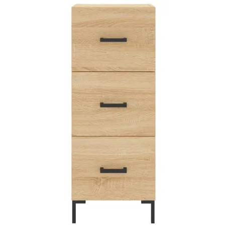 Buffet haut Chêne sonoma 34,5x34x180 cm Bois d'ingénierie