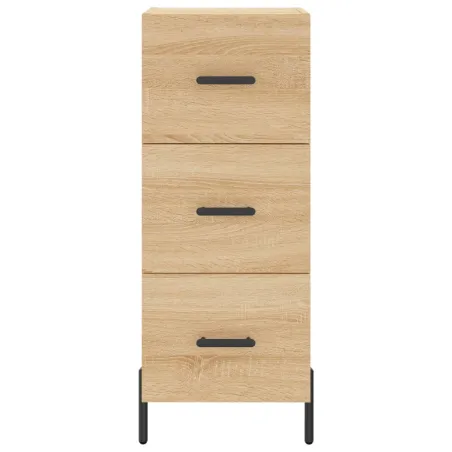 Buffet haut Chêne sonoma 34,5x34x180 cm Bois d'ingénierie