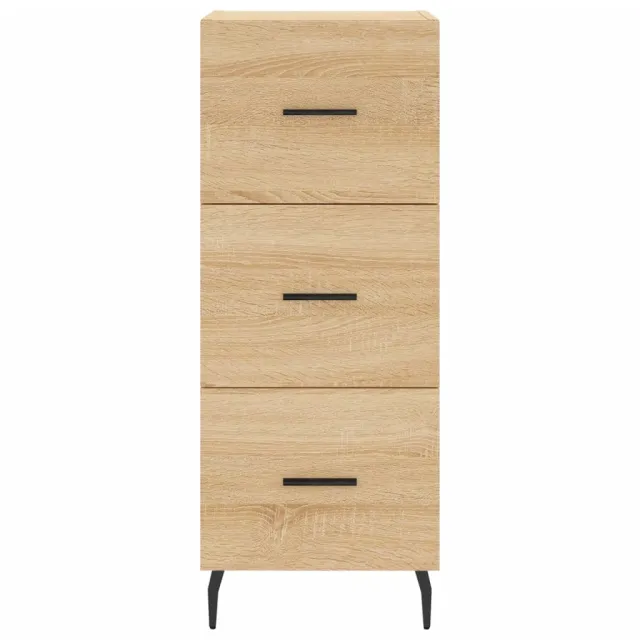 Buffet haut Chêne sonoma 34,5x34x180 cm Bois d'ingénierie