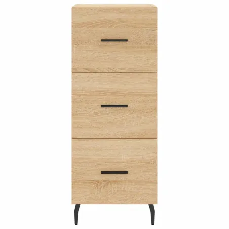 Buffet haut Chêne sonoma 34,5x34x180 cm Bois d'ingénierie