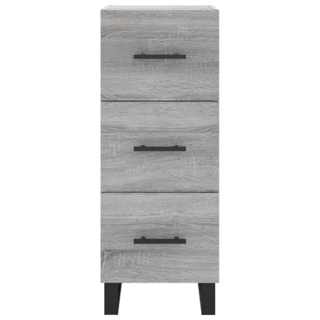 Buffet haut Sonoma gris 34,5x34x180 cm Bois d'ingénierie