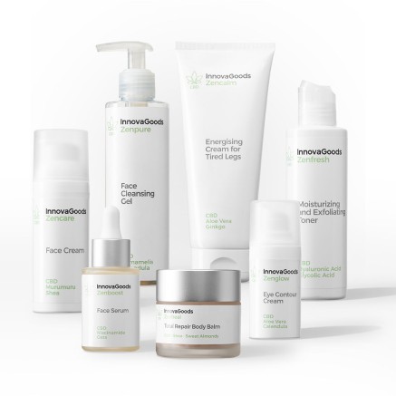 Pack de Rutina Facial y Corporal CBD InnovaGoods 2