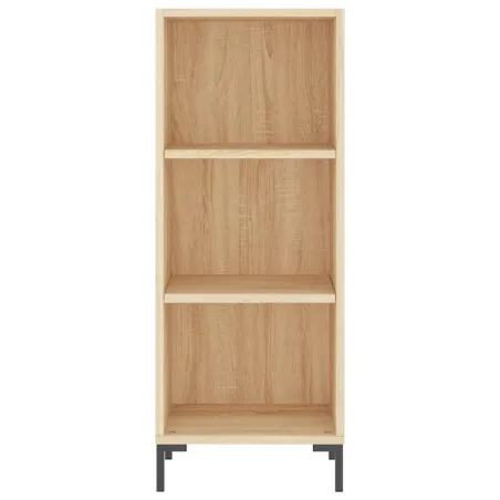 Buffet haut Chêne sonoma 34,5x34x180 cm Bois d'ingénierie