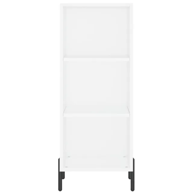 Buffet haut Blanc 34,5x34x180 cm Bois d'ingénierie