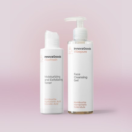 Pack Dúo de Limpieza Facial Kombucha InnovaGoods