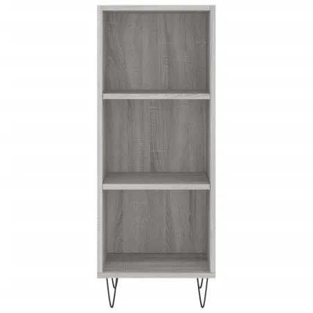 Buffet haut Sonoma gris 34,5x34x180 cm Bois d'ingénierie