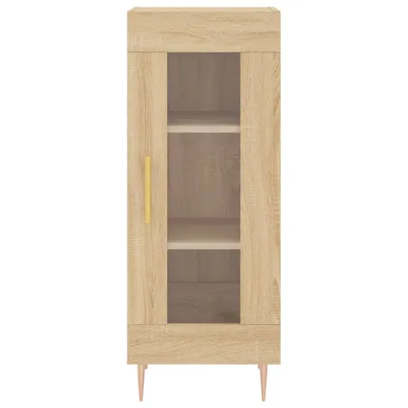 Buffet haut Chêne sonoma 34,5x34x180 cm Bois d'ingénierie