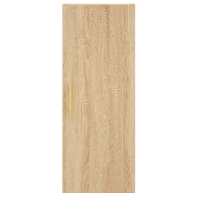 Buffet haut Chêne sonoma 34,5x34x180 cm Bois d'ingénierie