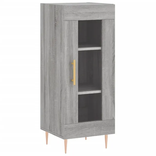 Buffet haut Sonoma gris 34,5x34x180 cm Bois d'ingénierie
