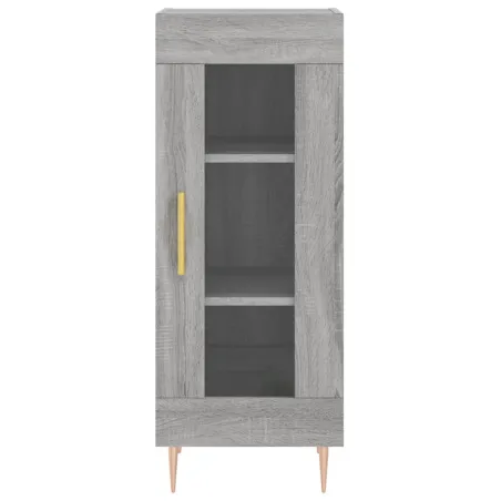 Buffet haut Sonoma gris 34,5x34x180 cm Bois d'ingénierie