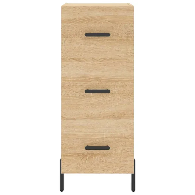 Buffet haut Chêne sonoma 34,5x34x180 cm Bois d'ingénierie