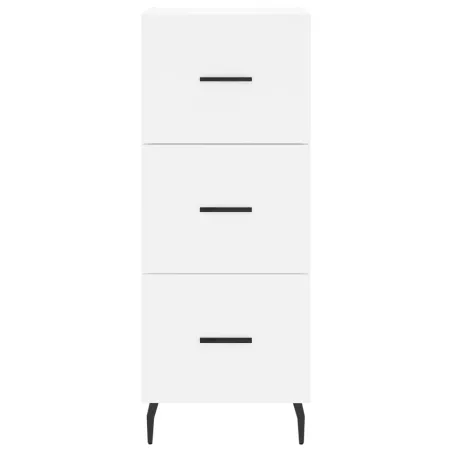 Buffet haut Blanc 34,5x34x180 cm Bois d'ingénierie