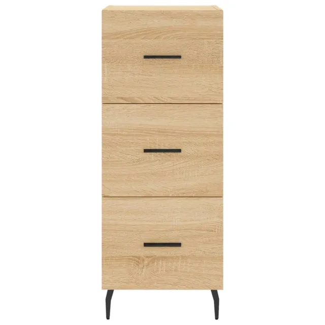 Buffet haut Chêne sonoma 34,5x34x180 cm Bois d'ingénierie