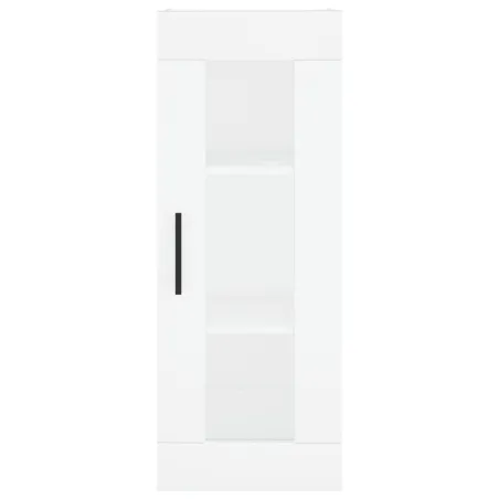 Buffet haut Blanc 34,5x34x180 cm Bois d'ingénierie