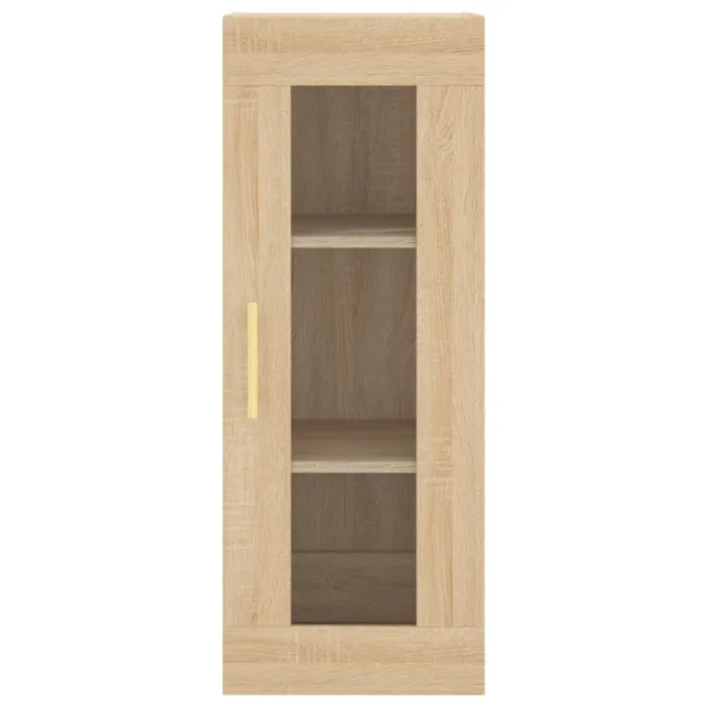 Buffet haut Chêne sonoma 34,5x34x180 cm Bois d'ingénierie