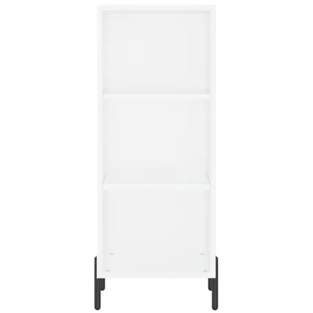 Buffet haut Blanc 34,5x34x180 cm Bois d'ingénierie