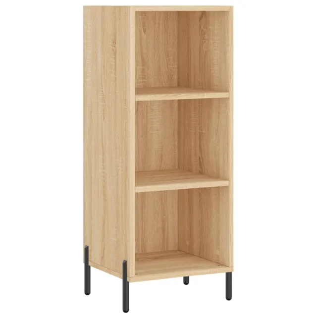 Buffet haut Chêne sonoma 34,5x34x180 cm Bois d'ingénierie
