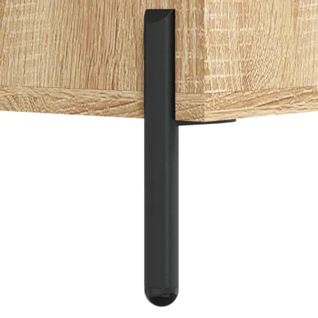 Buffet haut Chêne sonoma 34,5x34x180 cm Bois d'ingénierie