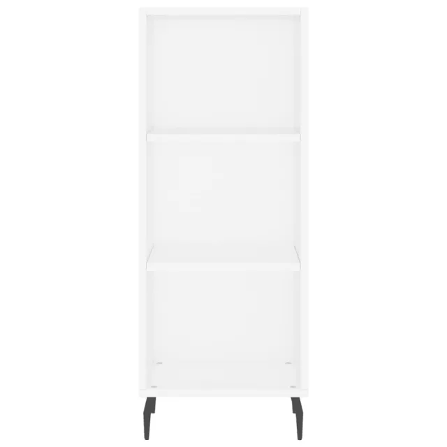 Buffet haut Blanc 34,5x34x180 cm Bois d'ingénierie