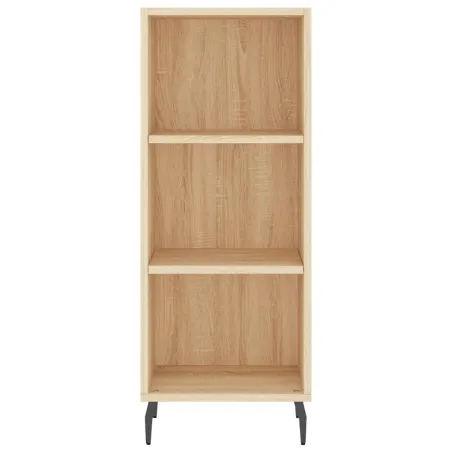 Buffet haut Chêne sonoma 34,5x34x180 cm Bois d'ingénierie