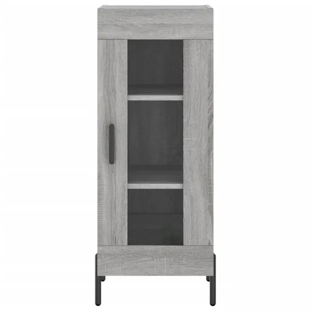 Buffet haut Sonoma gris 34,5x34x180 cm Bois d'ingénierie