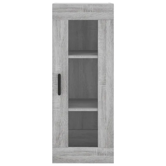 Buffet haut Sonoma gris 34,5x34x180 cm Bois d'ingénierie