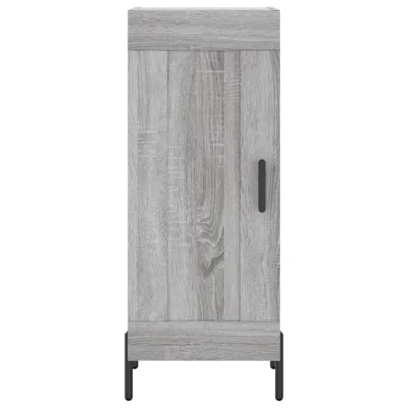 Buffet haut Sonoma gris 34,5x34x180 cm Bois d'ingénierie