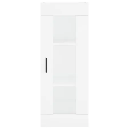 Buffet haut Blanc 34,5x34x180 cm Bois d'ingénierie