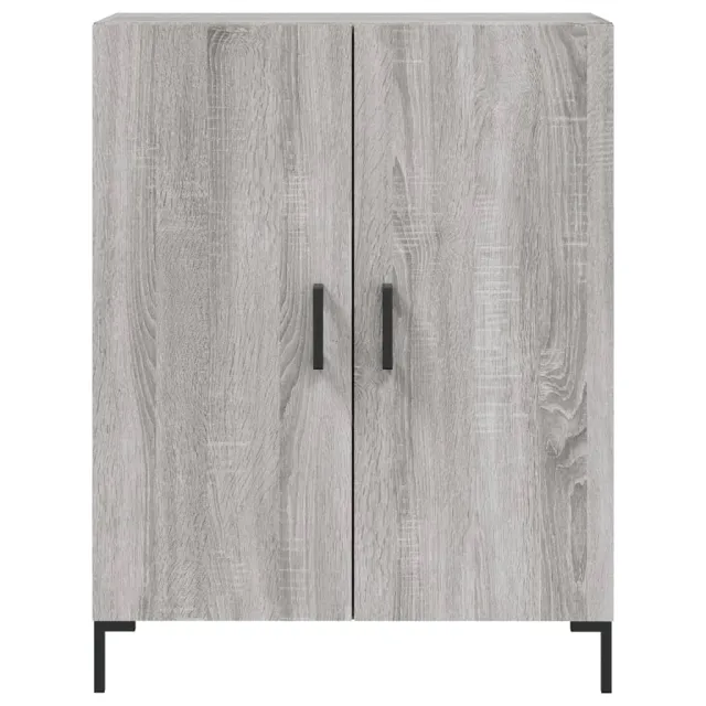 Buffet haut Sonoma gris 69,5x34x180 cm Bois d'ingénierie