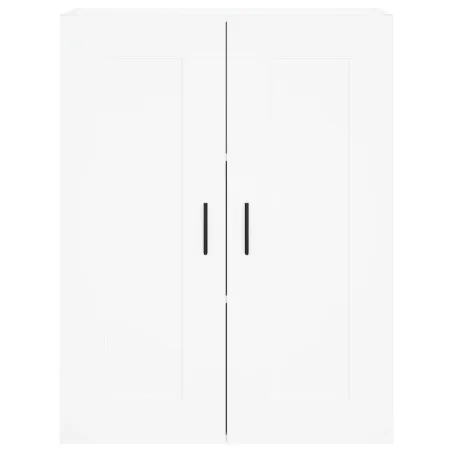 Buffet haut Blanc 69,5x34x180 cm Bois d'ingénierie