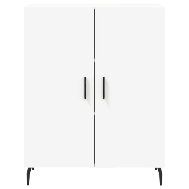 Buffet haut Blanc 69,5x34x180 cm Bois d'ingénierie