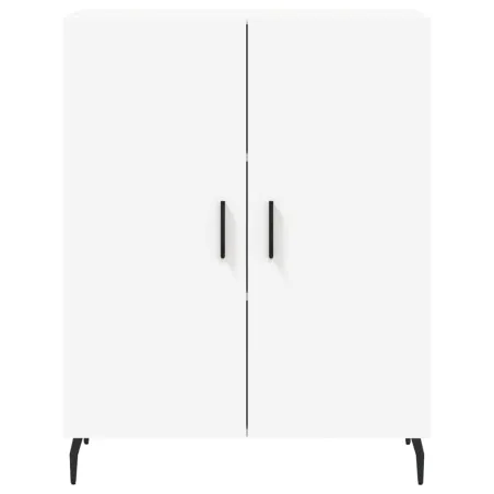 Buffet haut Blanc 69,5x34x180 cm Bois d'ingénierie