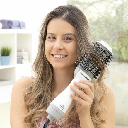 Spazzola agli Ioni Asciugacapelli e Volumizzante Volumio InnovaGoods .