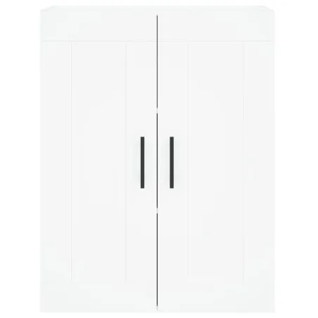 Buffet haut Blanc 69,5x34x180 cm Bois d'ingénierie