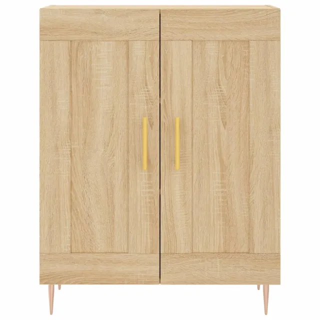 Buffet haut Chêne sonoma 69,5x34x180 cm Bois d'ingénierie