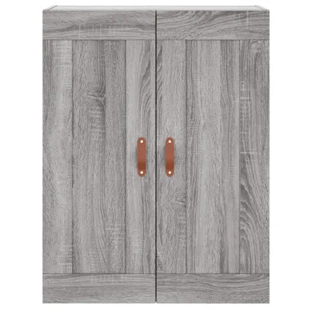 Buffet haut Sonoma gris 69,5x34x180 cm Bois d'ingénierie
