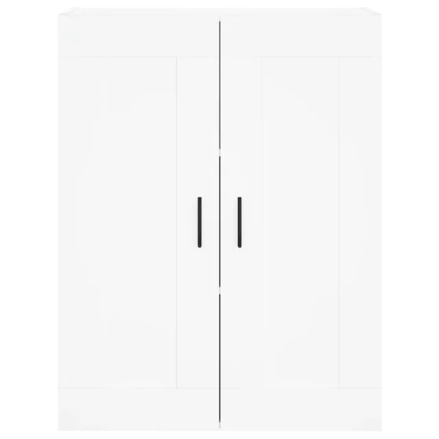 Buffet haut Blanc 69,5x34x180 cm Bois d'ingénierie