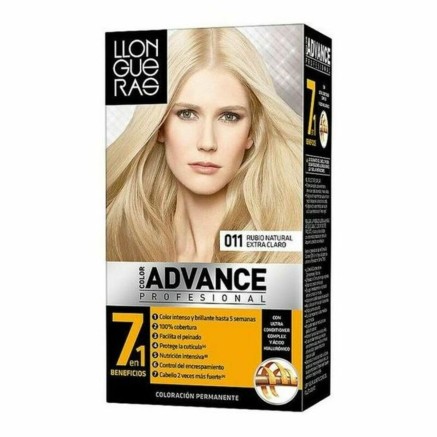 Tinte Permanente Color Advance Llongueras 8410436257220 Rubio Natural