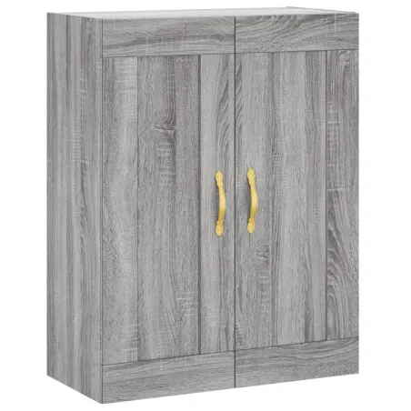 Buffet haut Sonoma gris 69,5x34x180 cm Bois d'ingénierie
