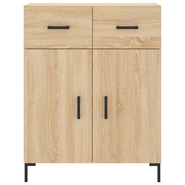 Buffet haut Chêne sonoma 69,5x34x180 cm Bois d'ingénierie