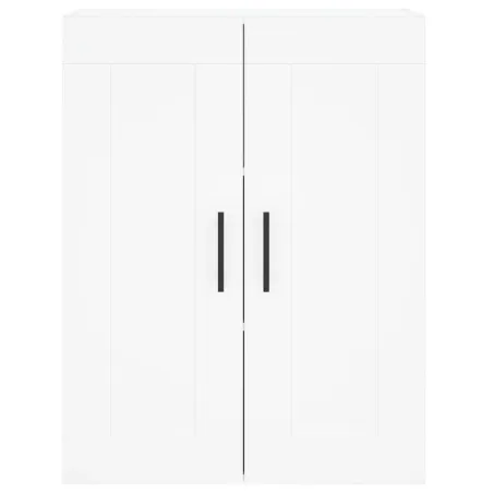 Buffet haut Blanc 69,5x34x180 cm Bois d'ingénierie